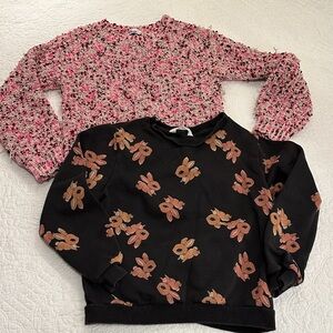 H&M epic threads size medium 8-10 yr girls Bundle Pink Black Kids Sweater